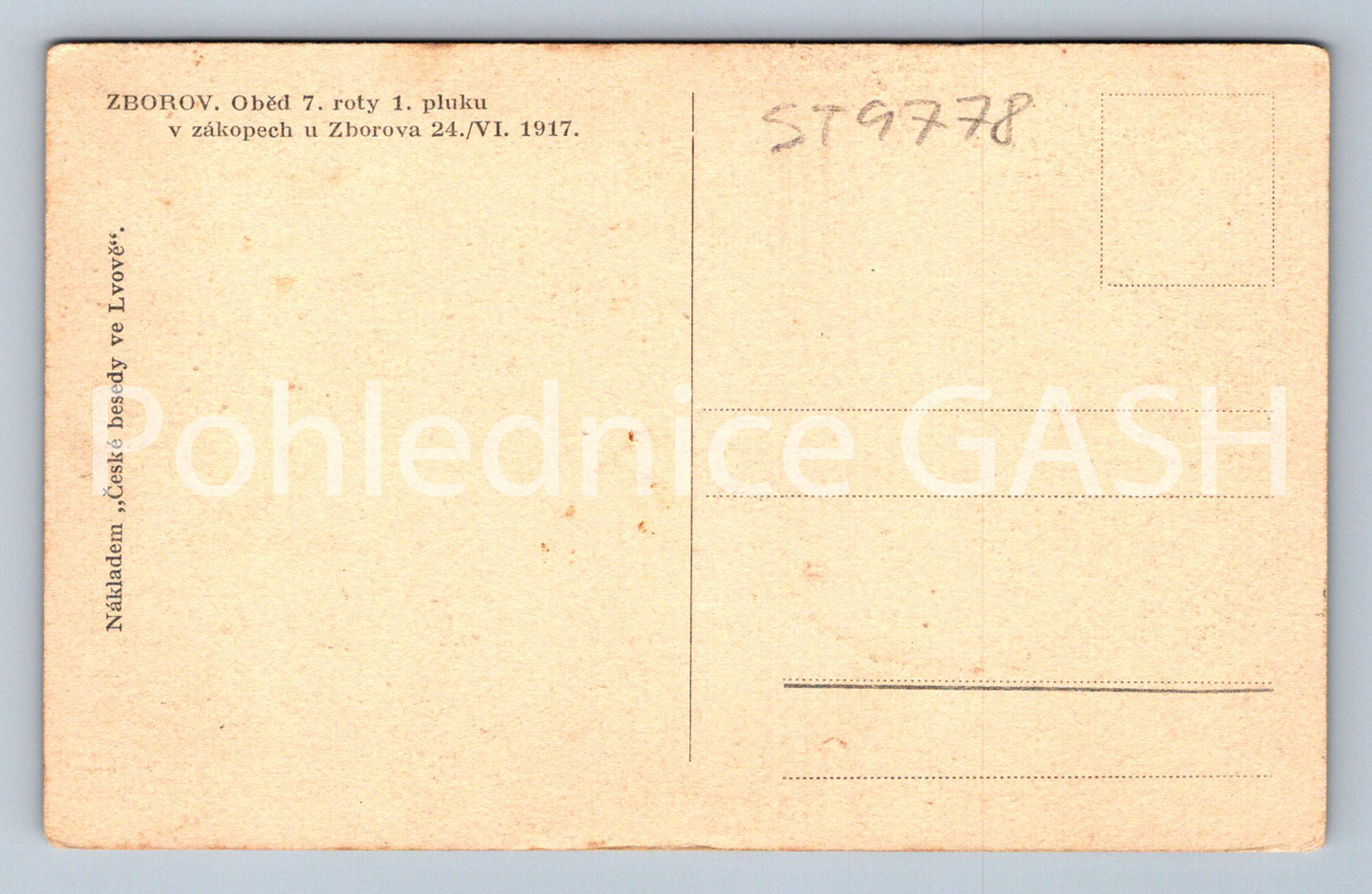 Pohlednice ZBOROV (ST9778)
