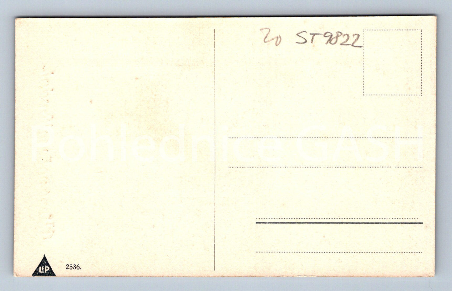 Pohlednice VĚRNÉ NAŠE MILOVÁNÍ (ST9822)
