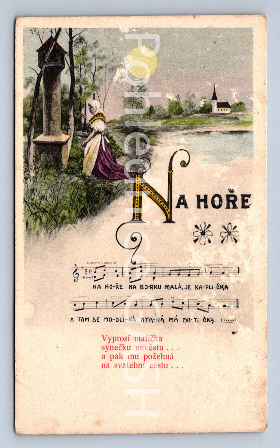 Pohlednice NA HOŘE (ST9870)