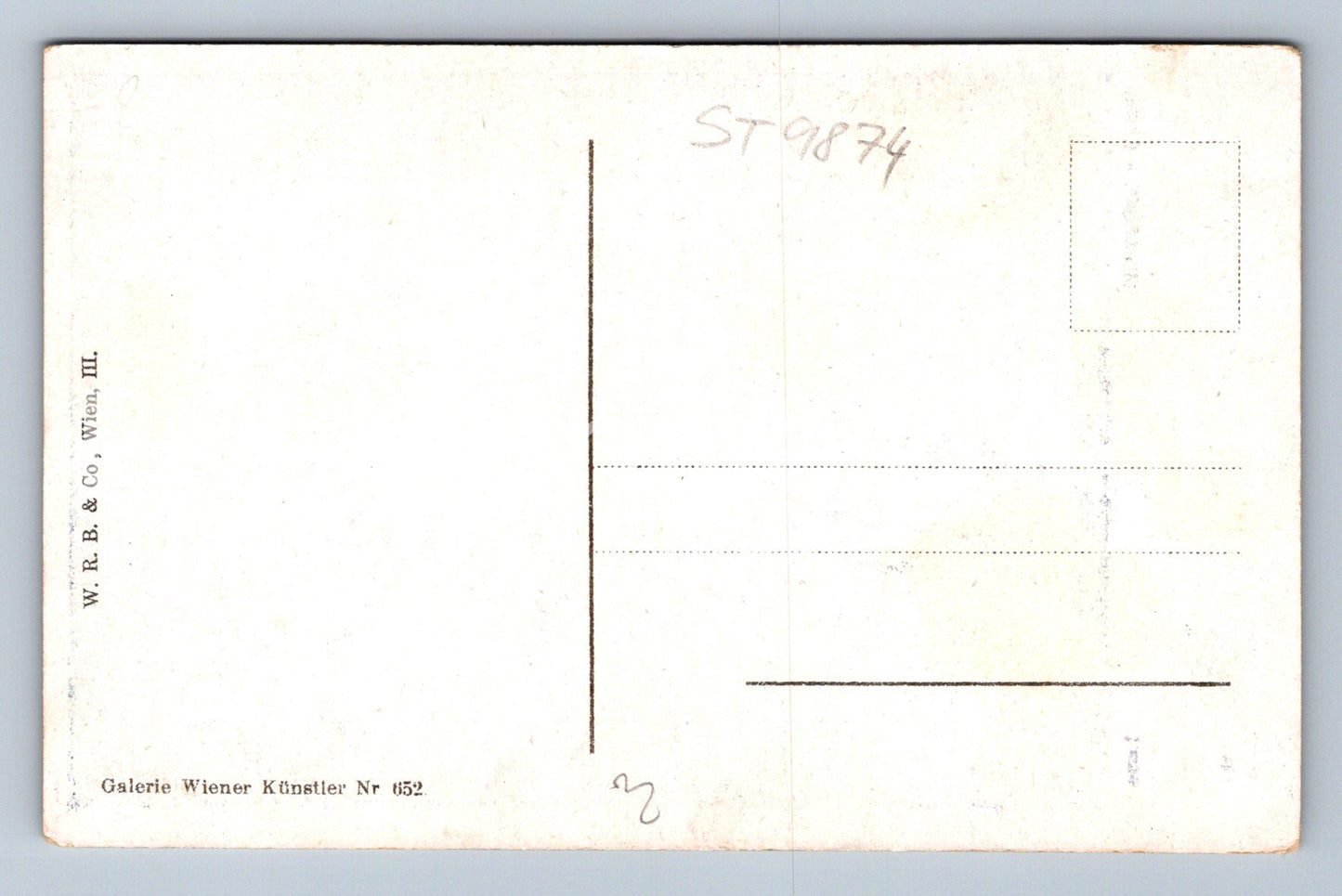 Pohlednice HUGO V. BOUVARD. (ST9874)