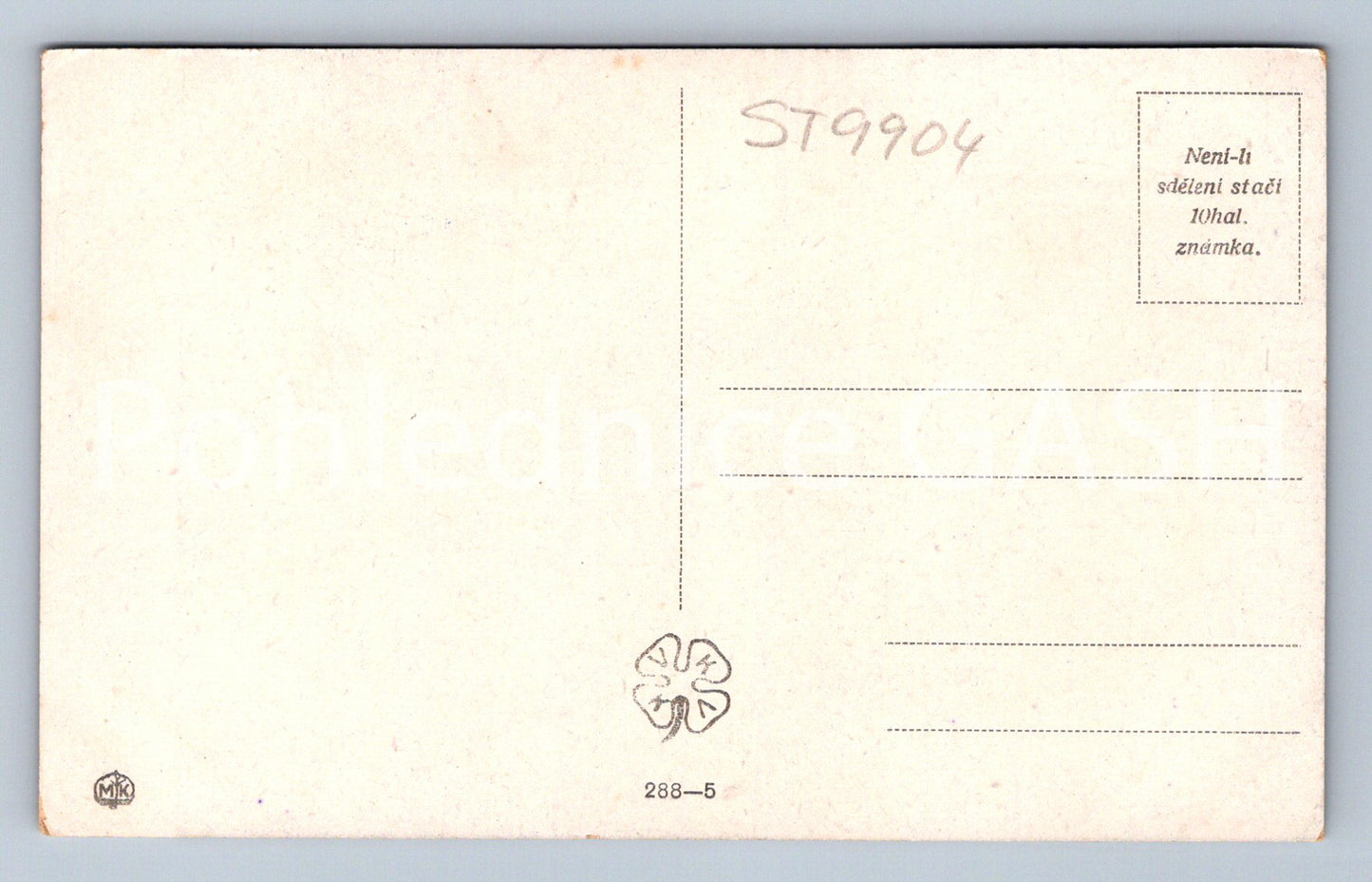 Pohlednice C. V. MUTTICH - FIALKA (ST9904)