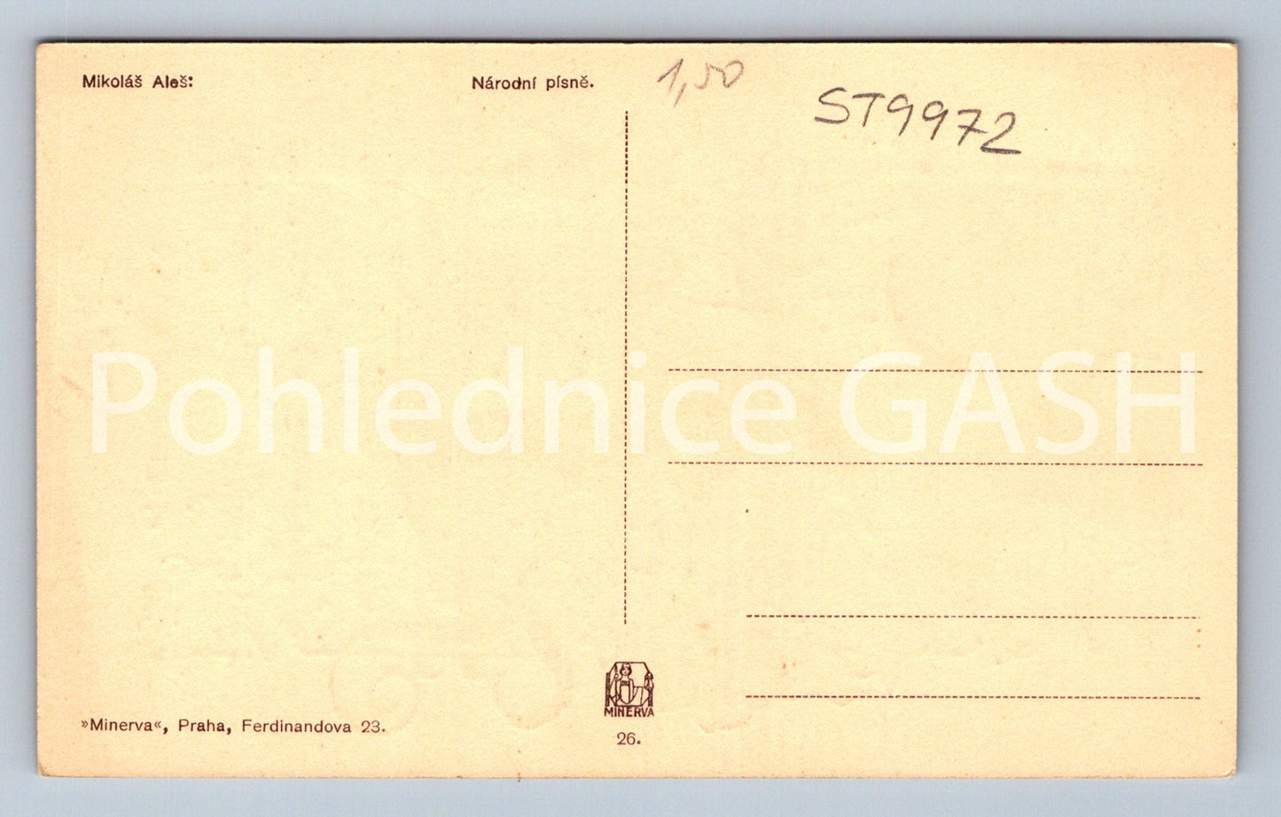 Pohlednice JDĚTE VOJACI JDĚTE LEŽET (ST9972)
