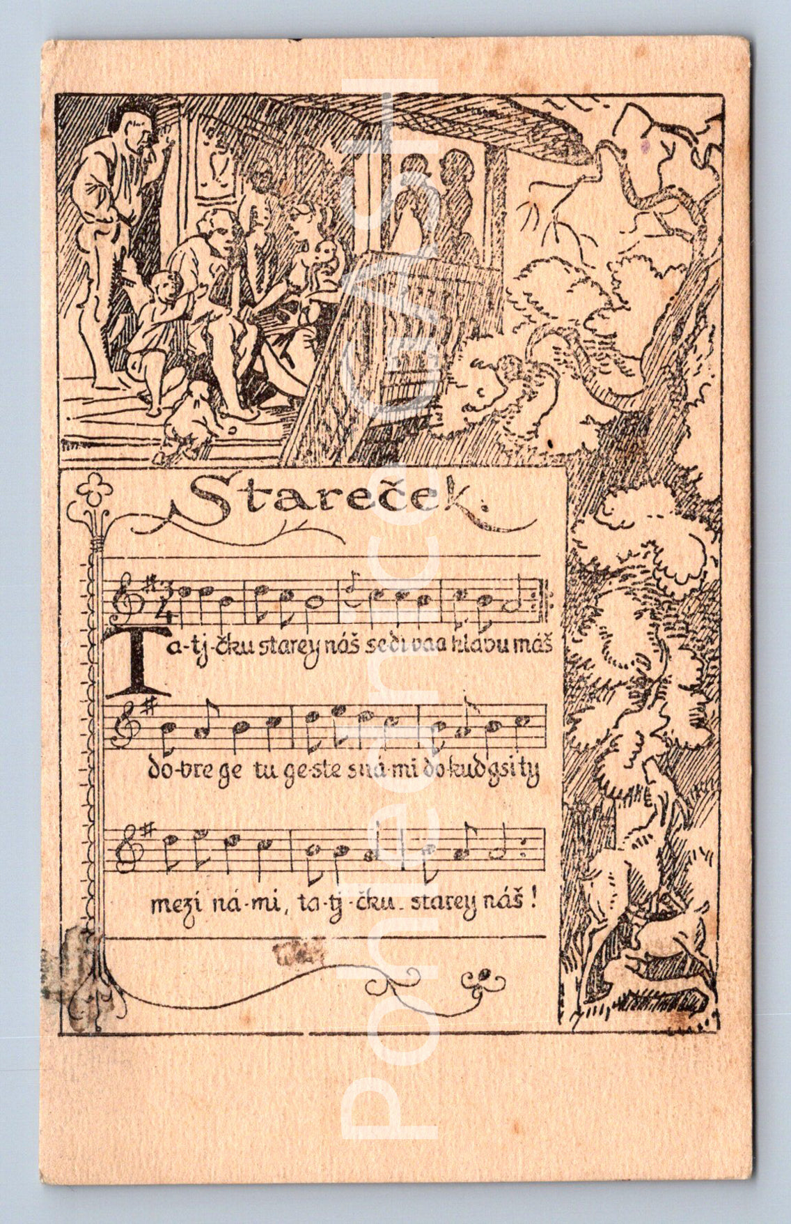 Pohlednice STAREČEK (ST9977)