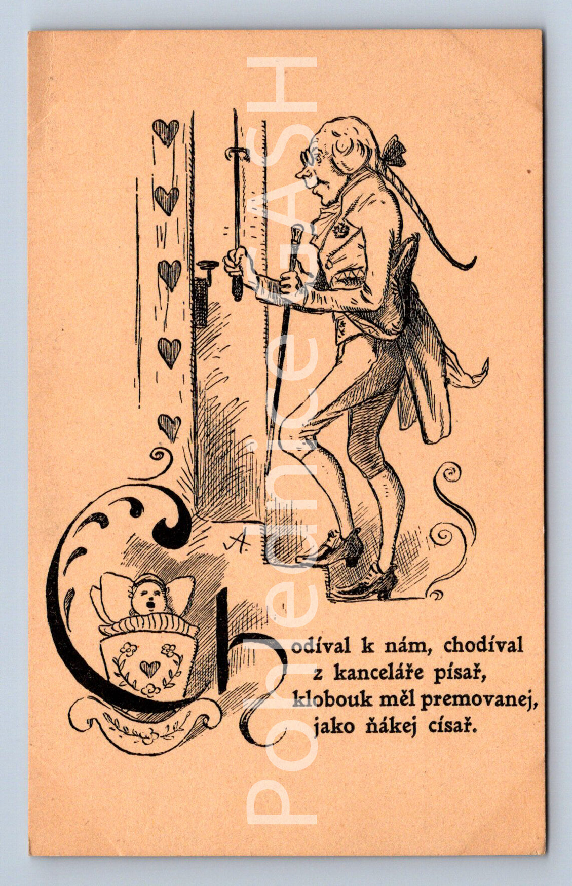 Pohlednice CHODÍVAL K NÁM CHODÍVAL (ST9982)