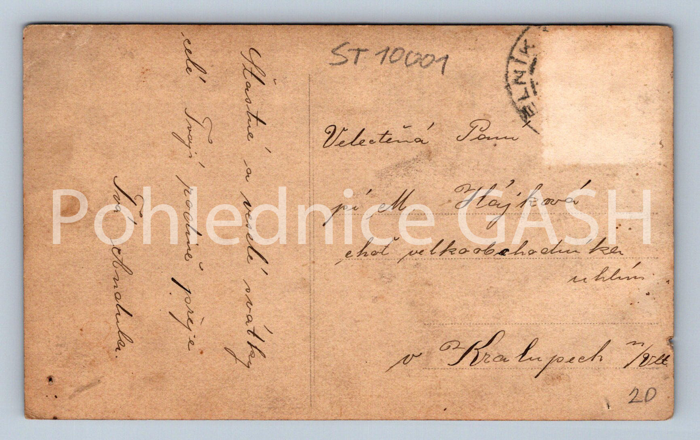 Pohlednice DÍTĚ S BANDASKOU (ST10001)