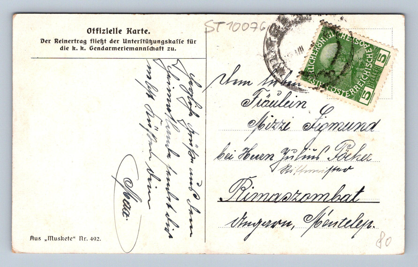 Pohlednice GENDARMEN (ST10076)