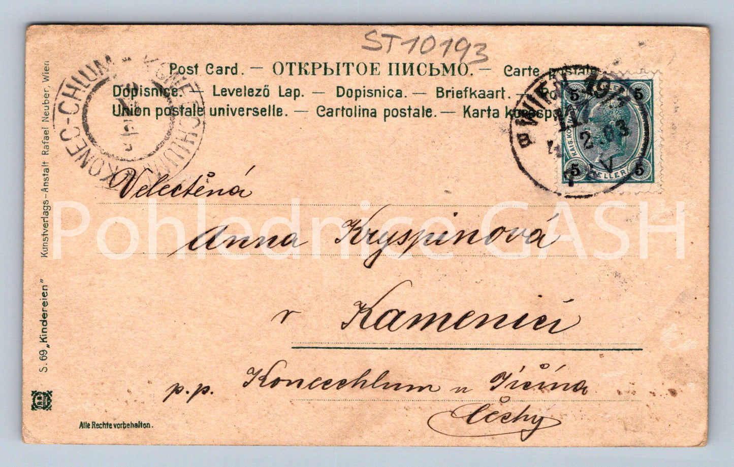Pohlednice DĚTI (ST10193)