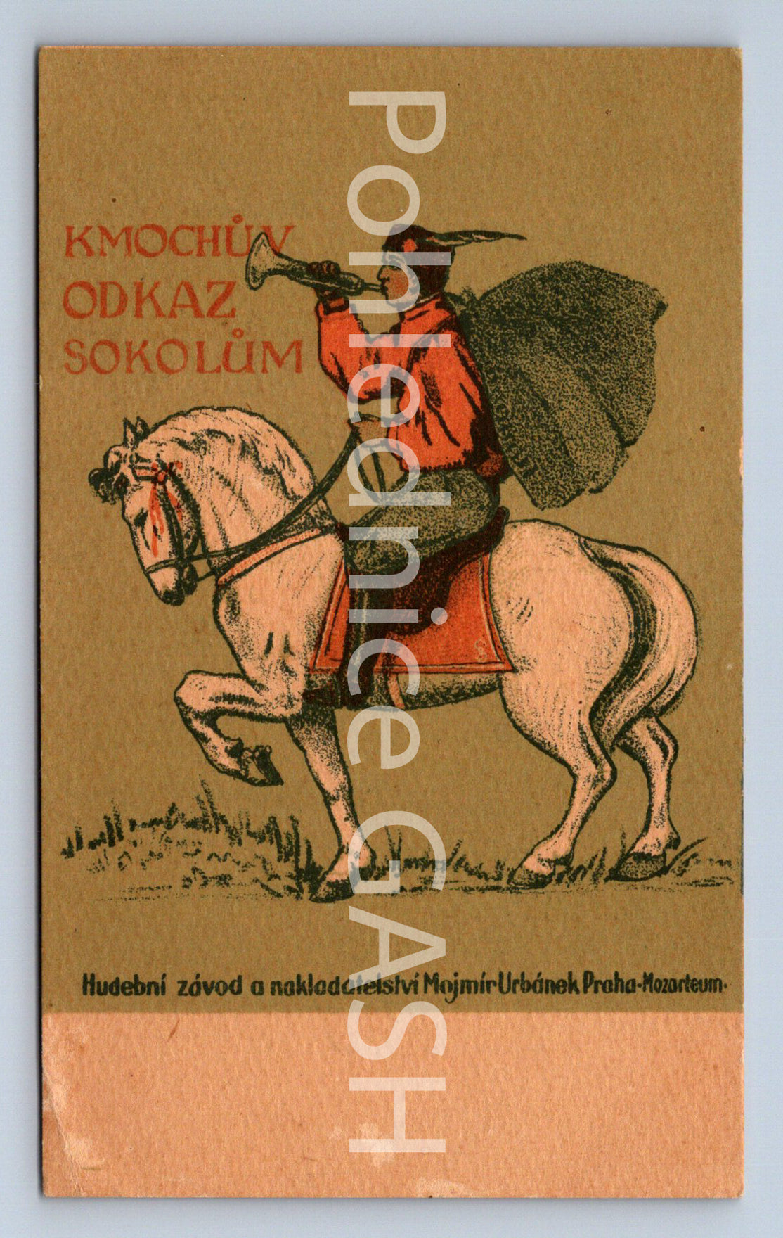 Pohlednice KMOCHŮV ODKAZ SOKLŮM (ST10217)