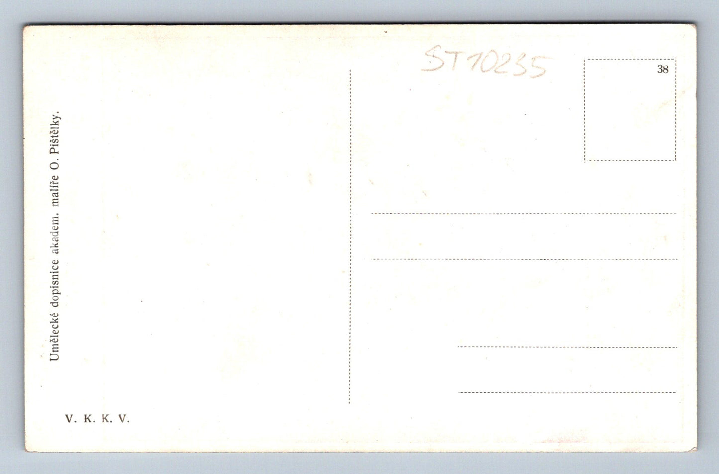 Pohlednice O. PIŠTĚLA - Z KOSTELA (ST10235)