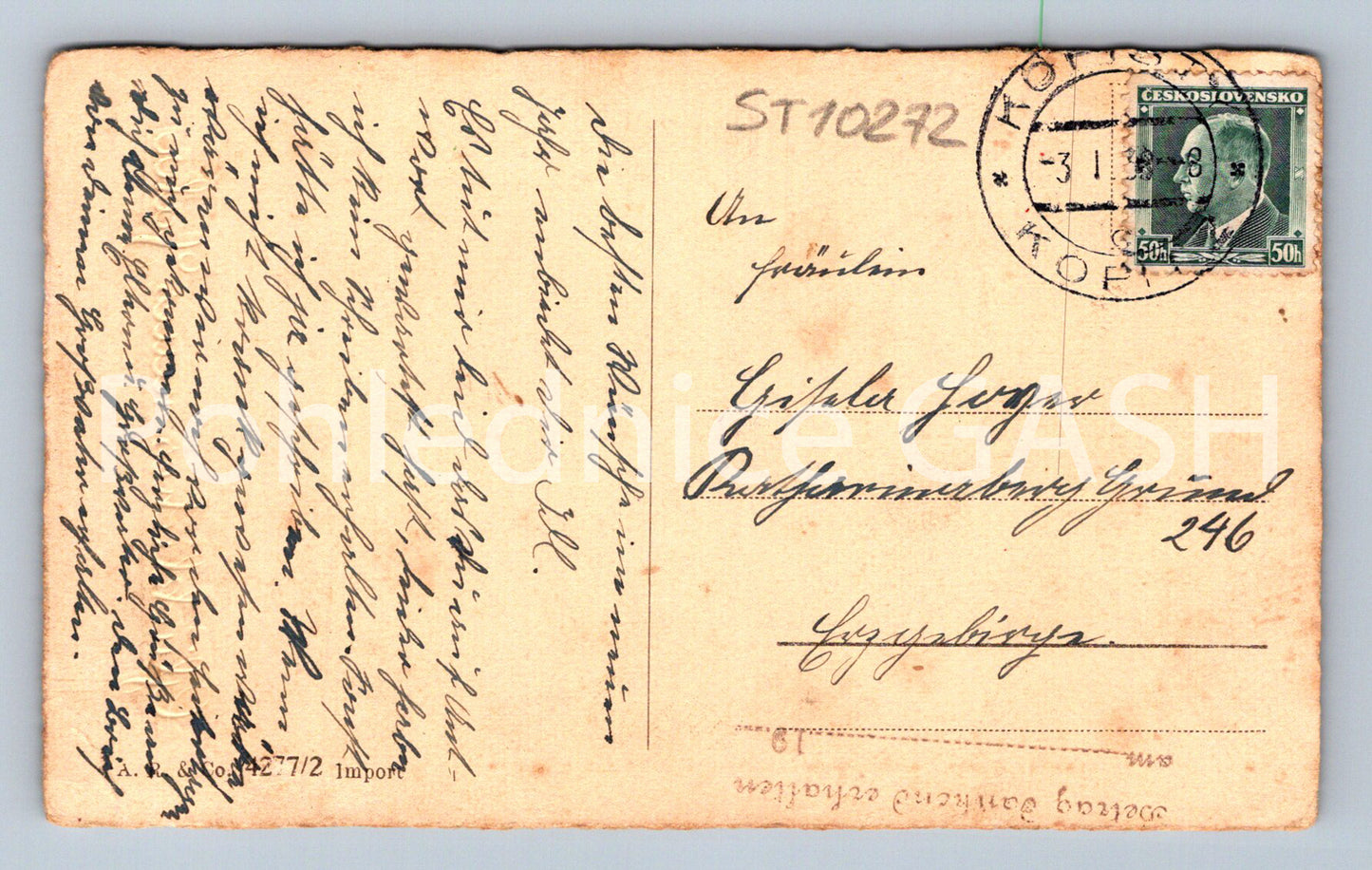 Pohlednice GLÜCKLICHES NEUES JAHR (ST10272)