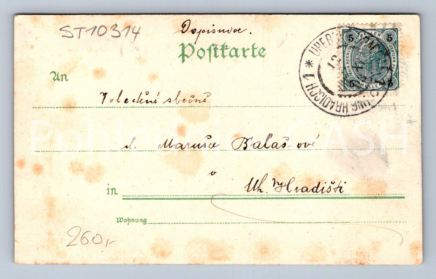 Pohlednice KVĚTINY (ST10314)
