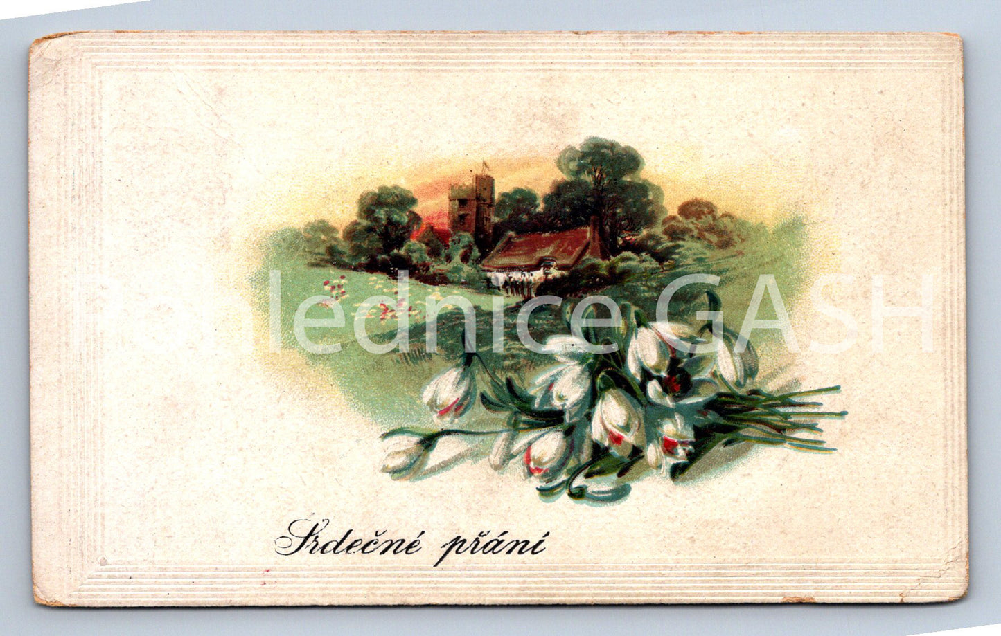 Pohlednice SRDEČNÉ PŘÁNÍ (ST10357)