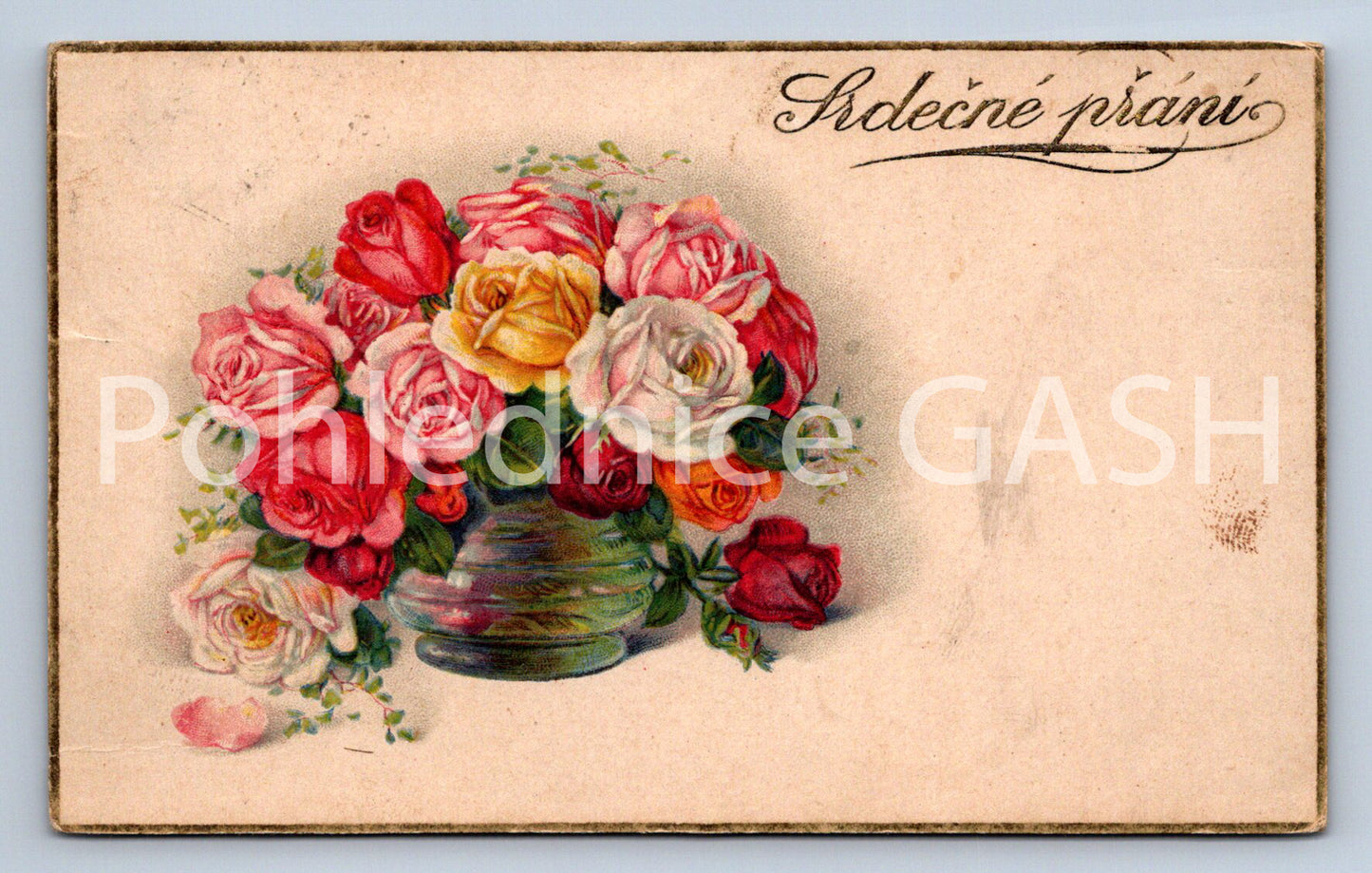 Pohlednice SRDEČNÉ PŘÁNÍ (ST10359)