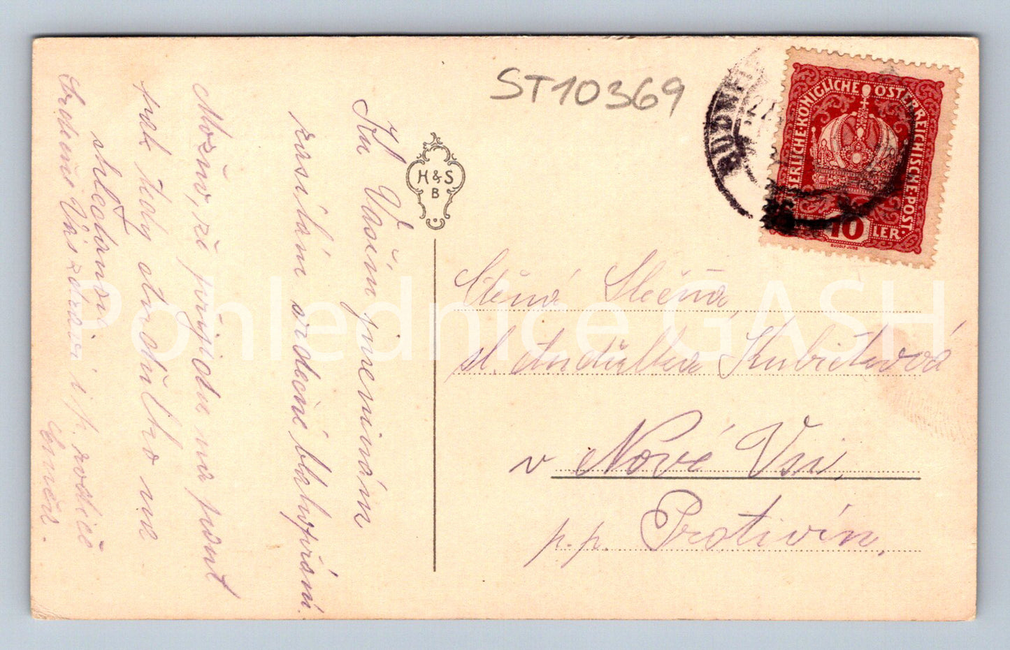 Pohlednice SRDEČNÉ PŘÁNÍ (ST10369)