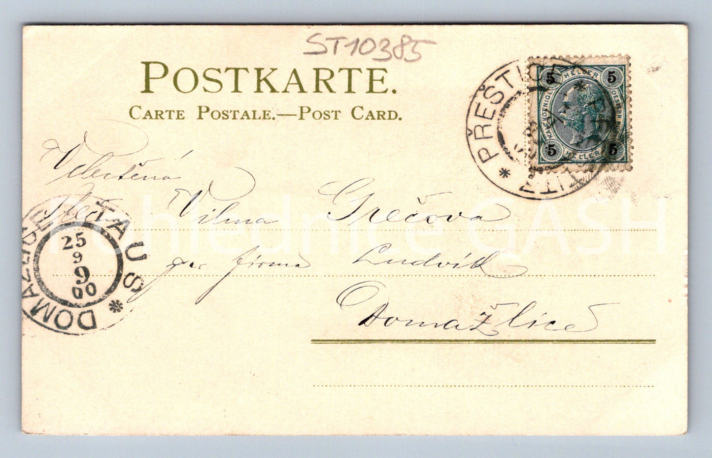Pohlednice KVĚTINY (ST10385)