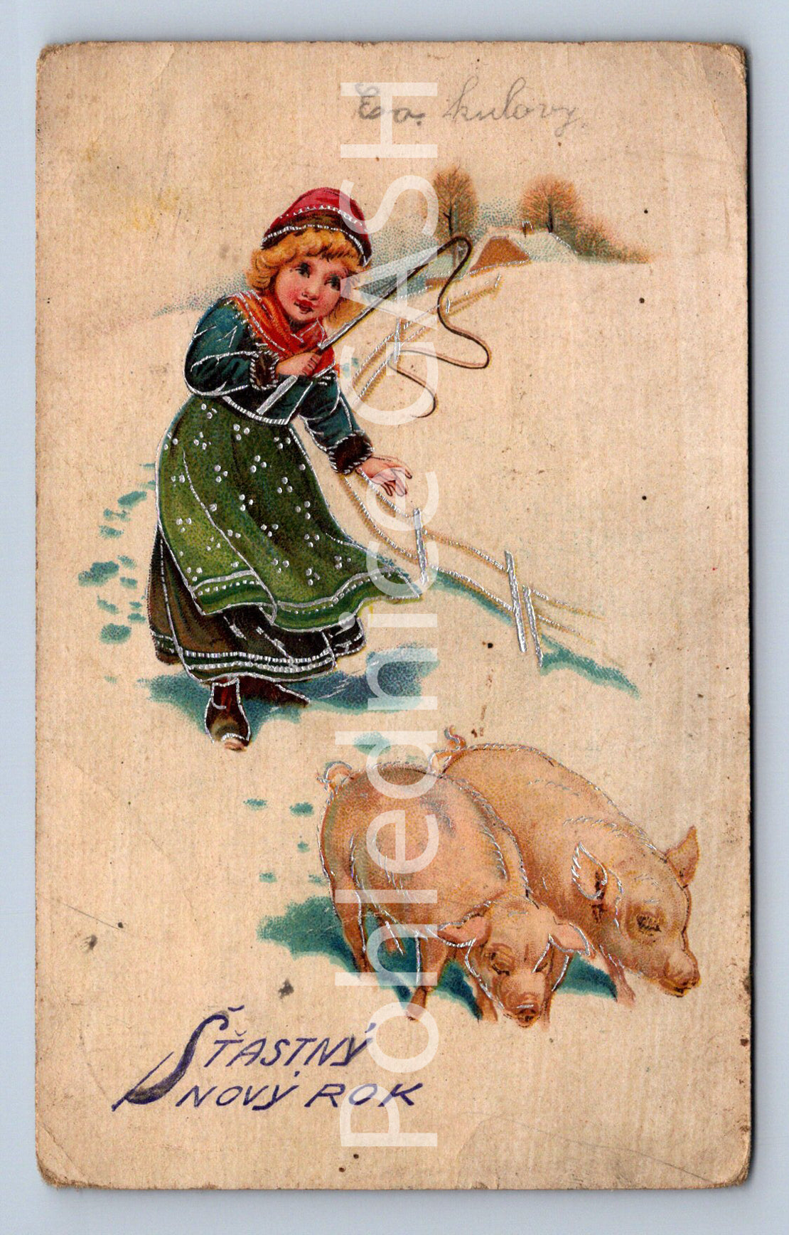 Pohlednice ŠŤASTNÝ NOVÝ ROK (ST10396)