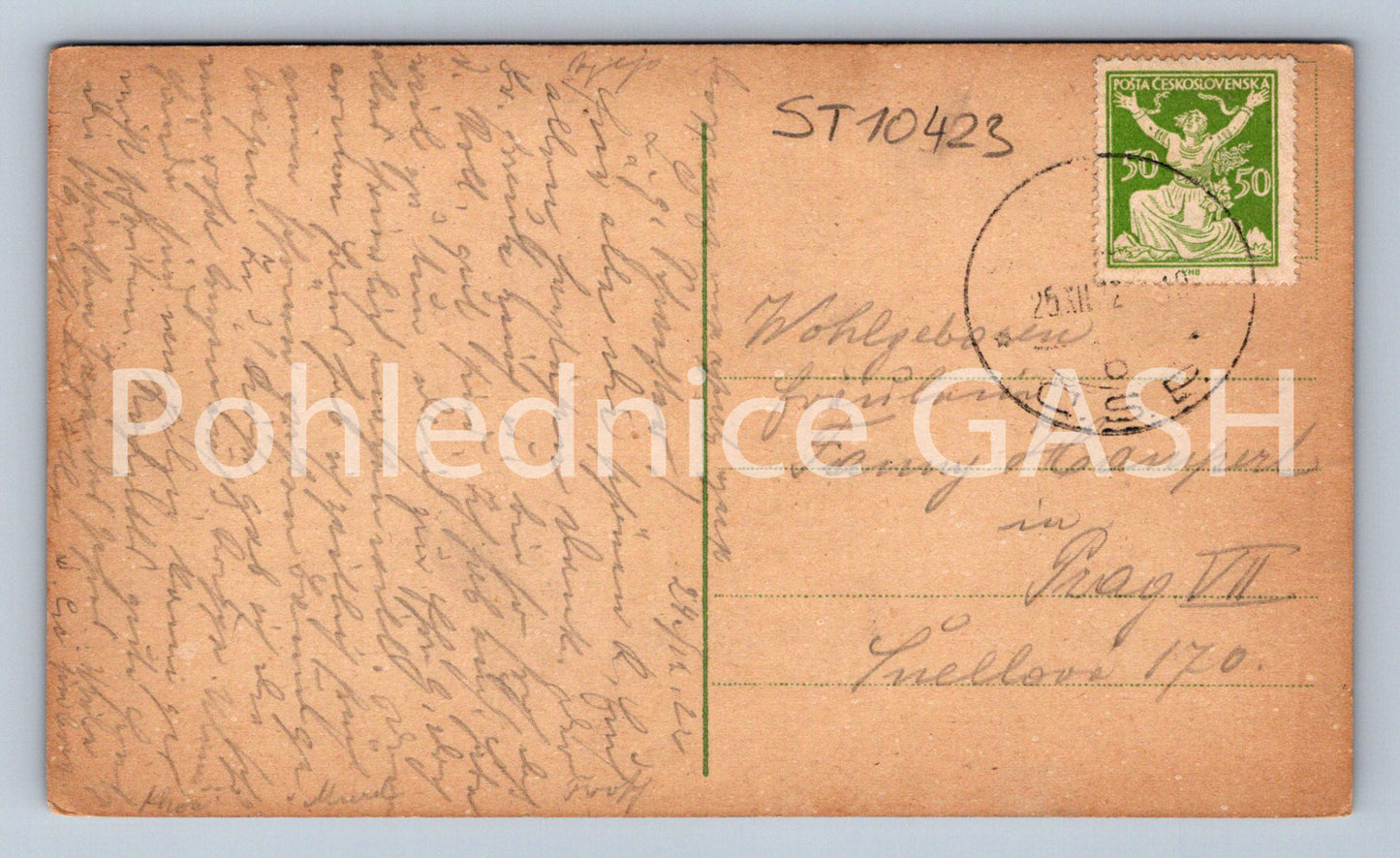 MERRY CHRISTMAS postcard (ST10423)