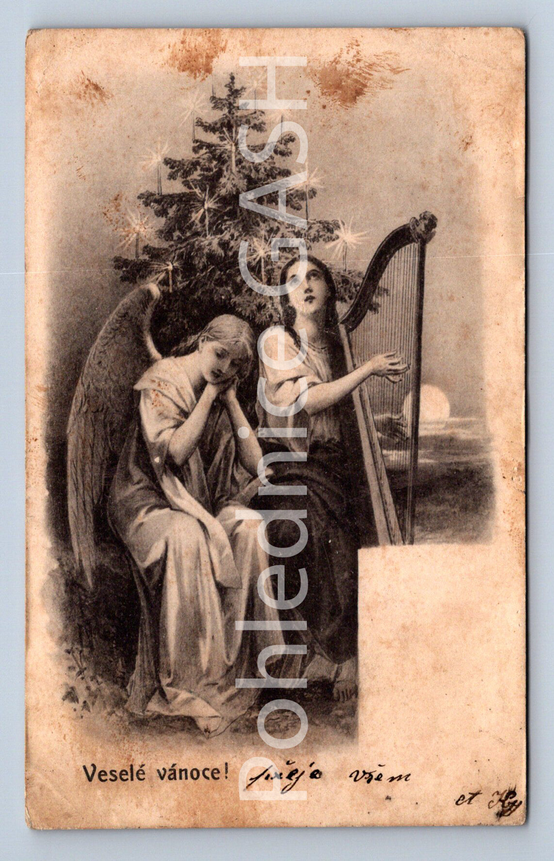 Pohlednice VESELÉ VÁNOCE (ST10471)