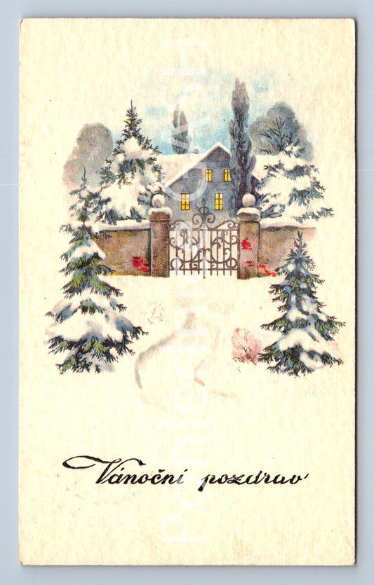 Pohlednice VÁNOČNÍ POZDRAV (ST10473)