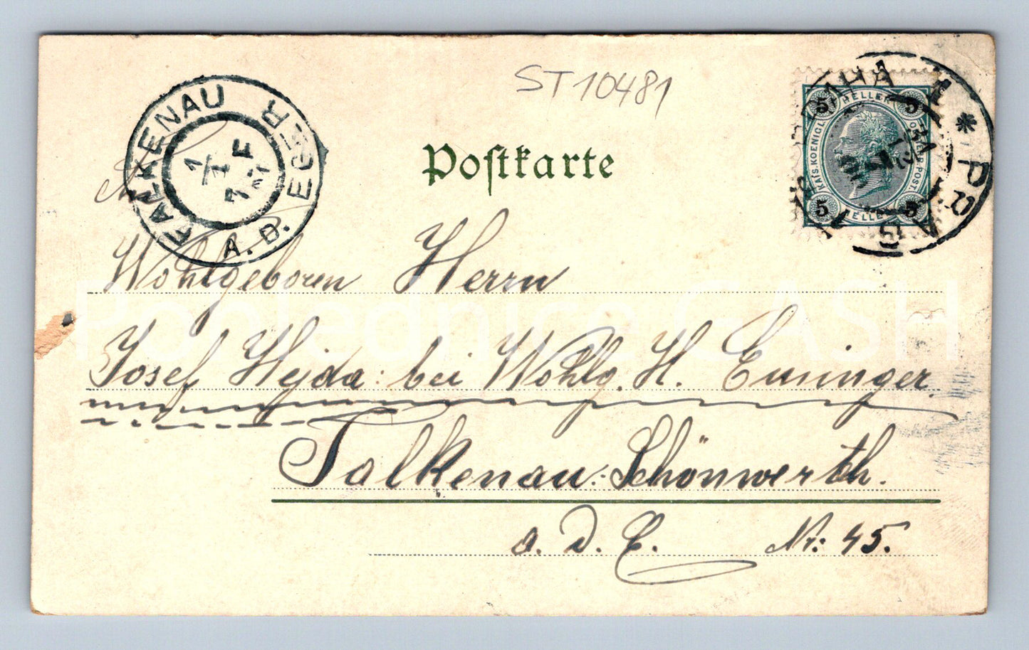 Pohlednice HERZLICHEN GLÜCKWUNSCH (ST10481)