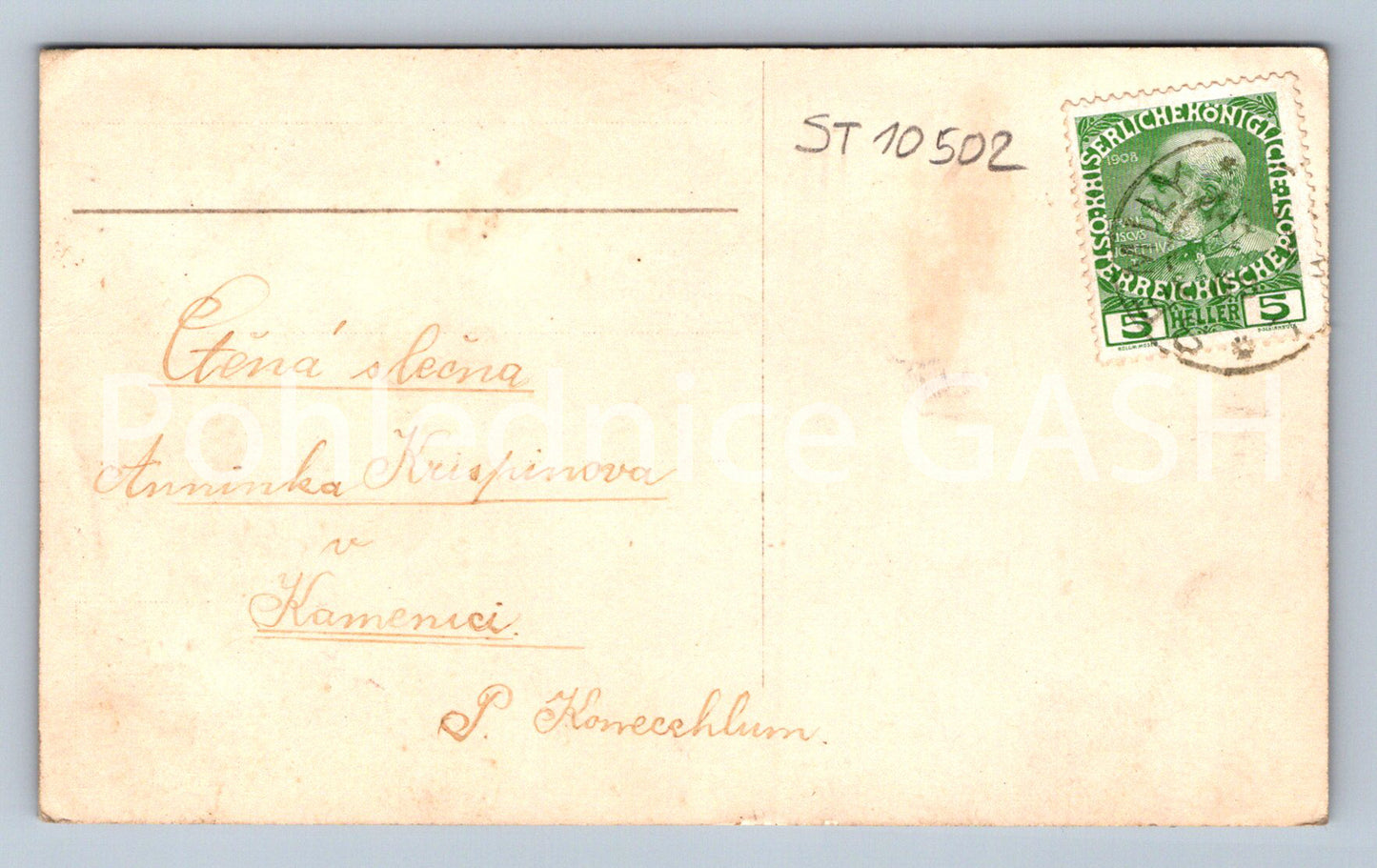 Pohlednice KVĚTINY (ST10502)