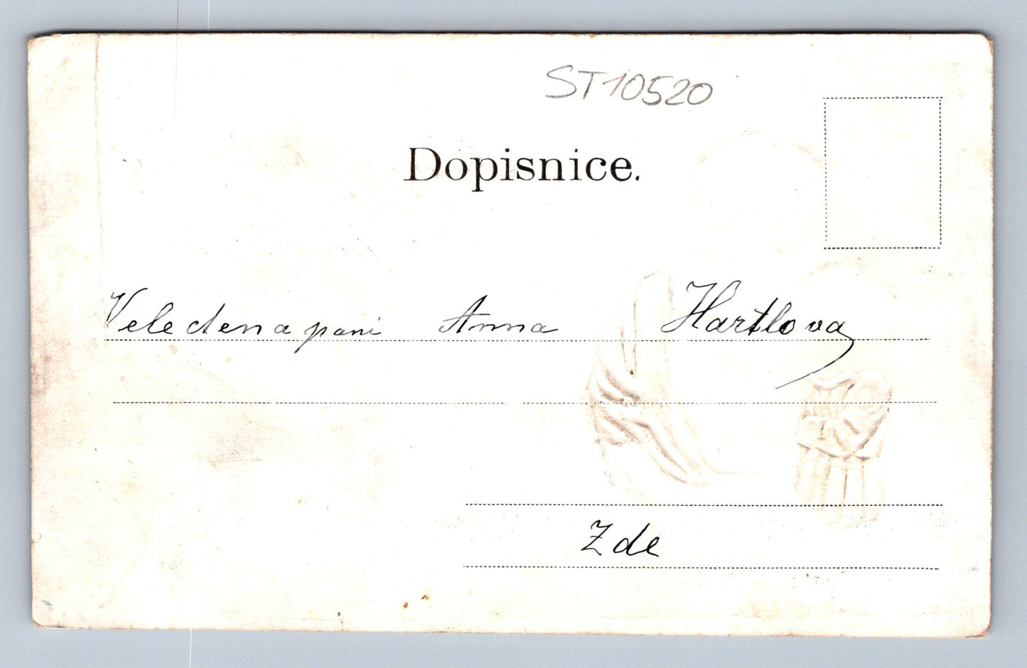 Pohlednice SRDEČNÉ BLAHOPŘÁNÍ K JMENINÁM (ST10520)