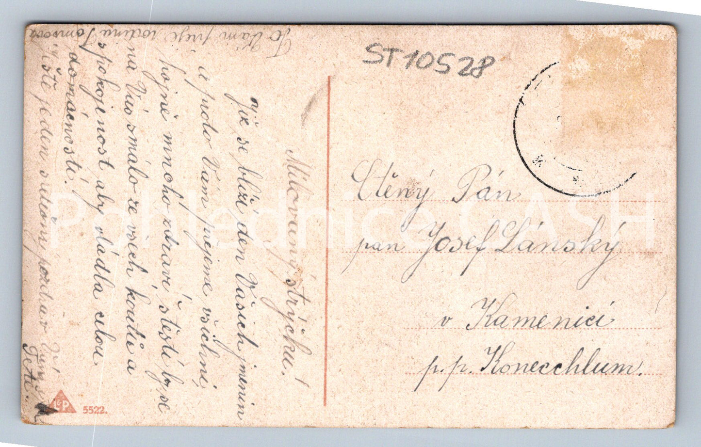 Pohlednice SRDEČNÉ PŘÁNÍ K JMENINÁM (ST10528)