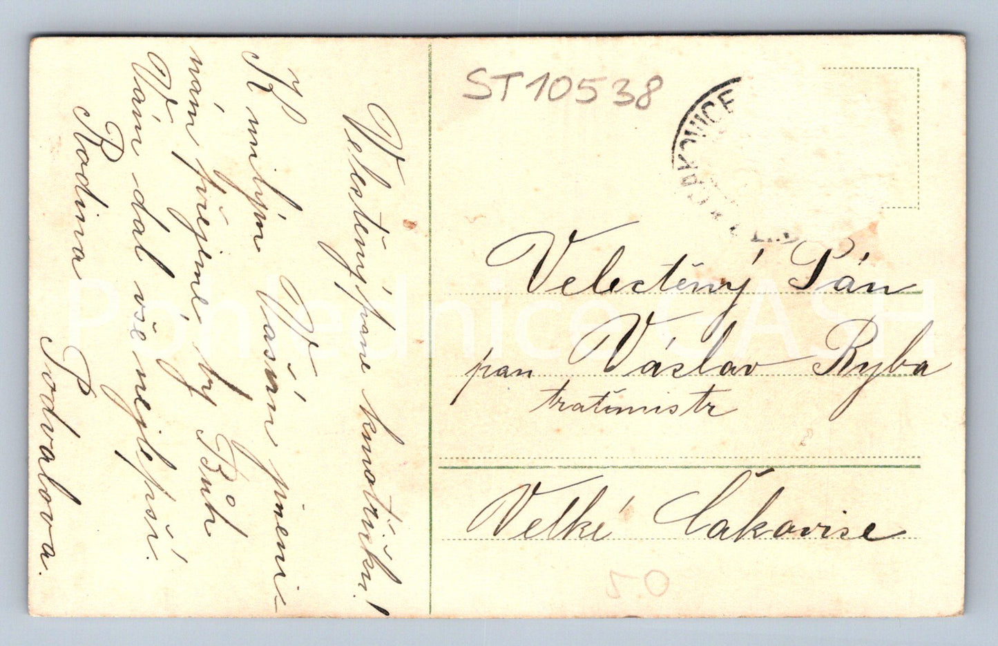 Pohlednice SRDEČNÉ BLAHOPŘÁNÍ (ST10538)