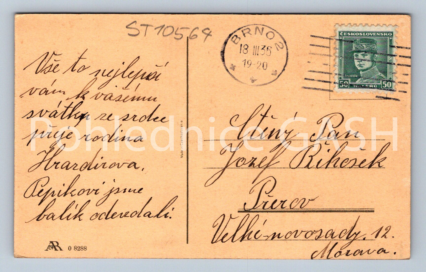 Pohlednice AŤ ŽIJE JOSEF (ST10564)