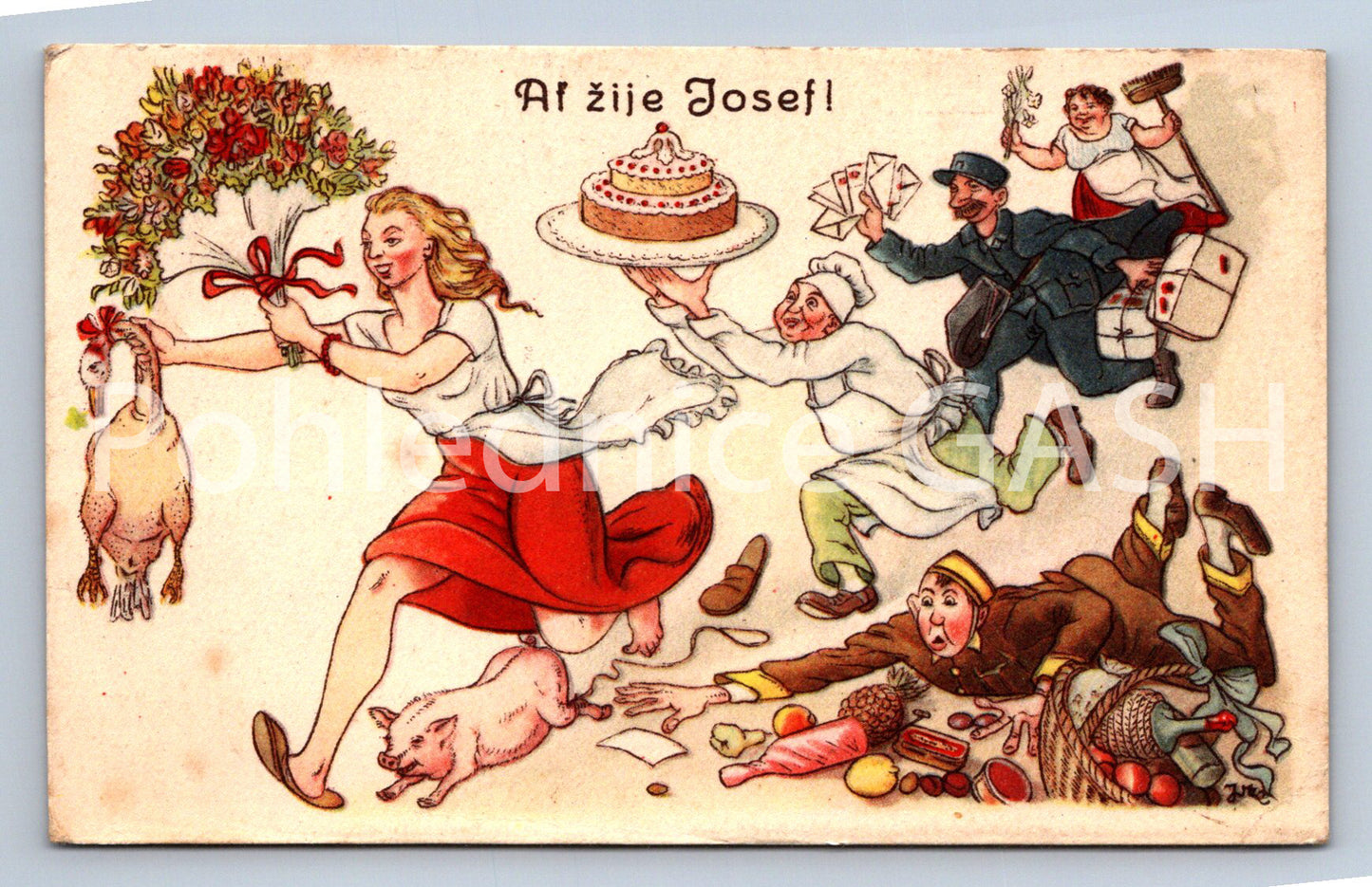 Pohlednice AŤ ŽIJE JOSEF (ST10577)