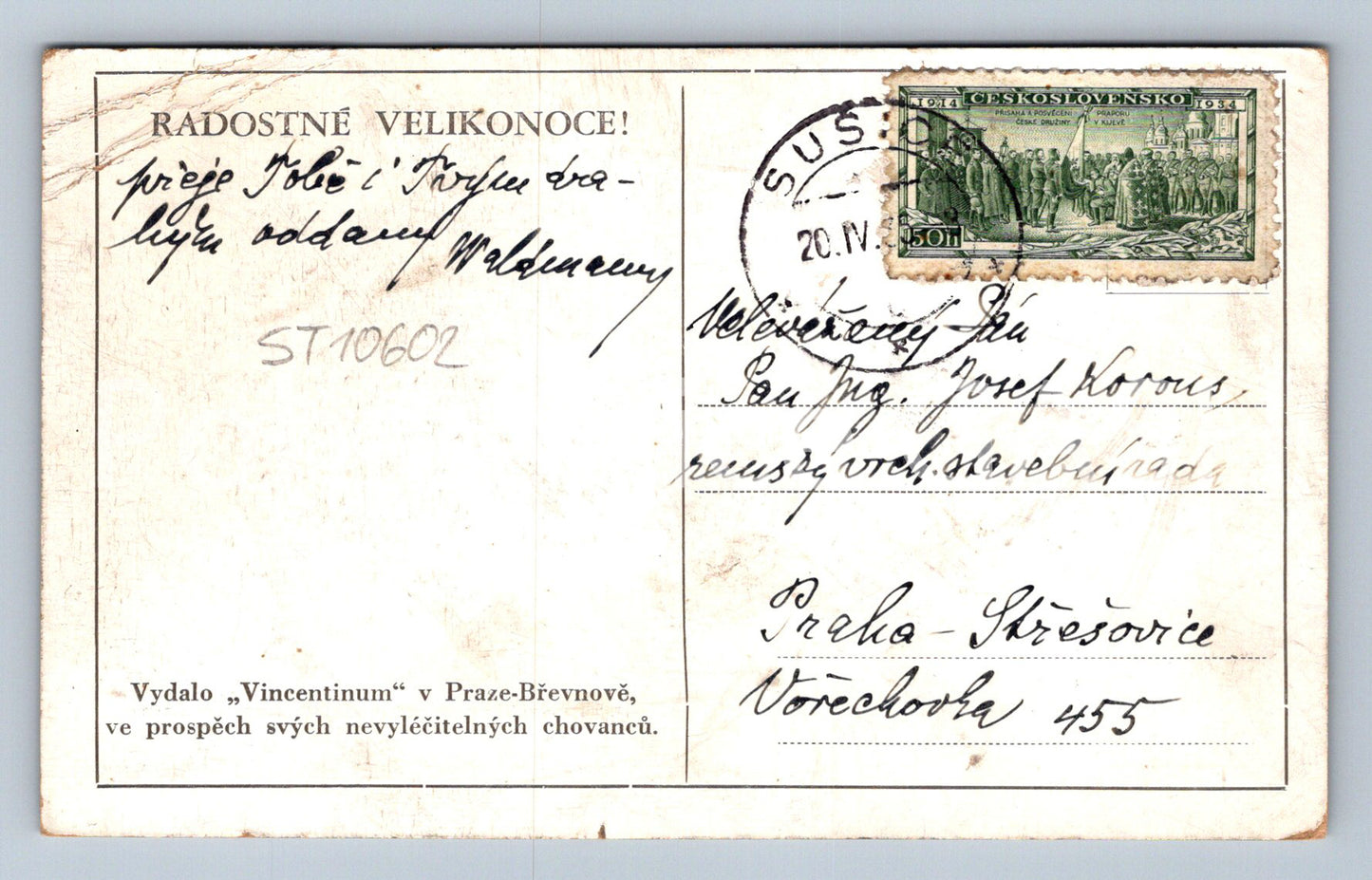 Postcard HAPPY EASTER (ST10602)