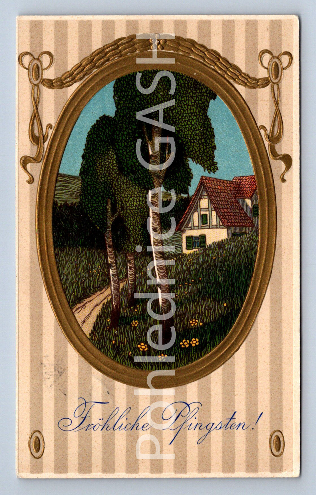 Pohlednice FRÖHLICHE PFINGSTEN (ST10634)