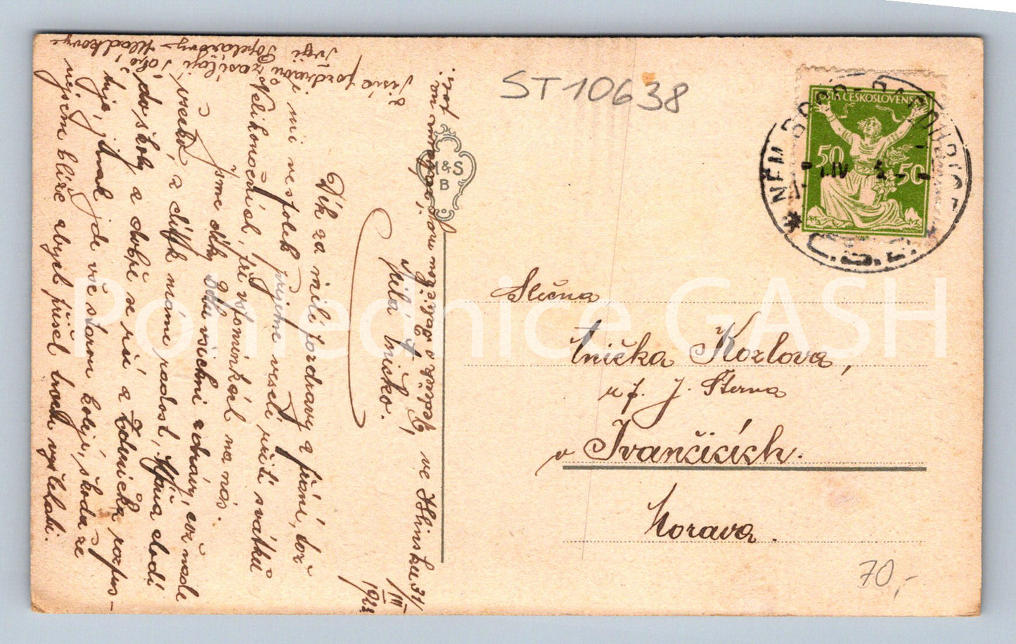 Pohlednice VESELÉ VELIKONOCE (ST10638)