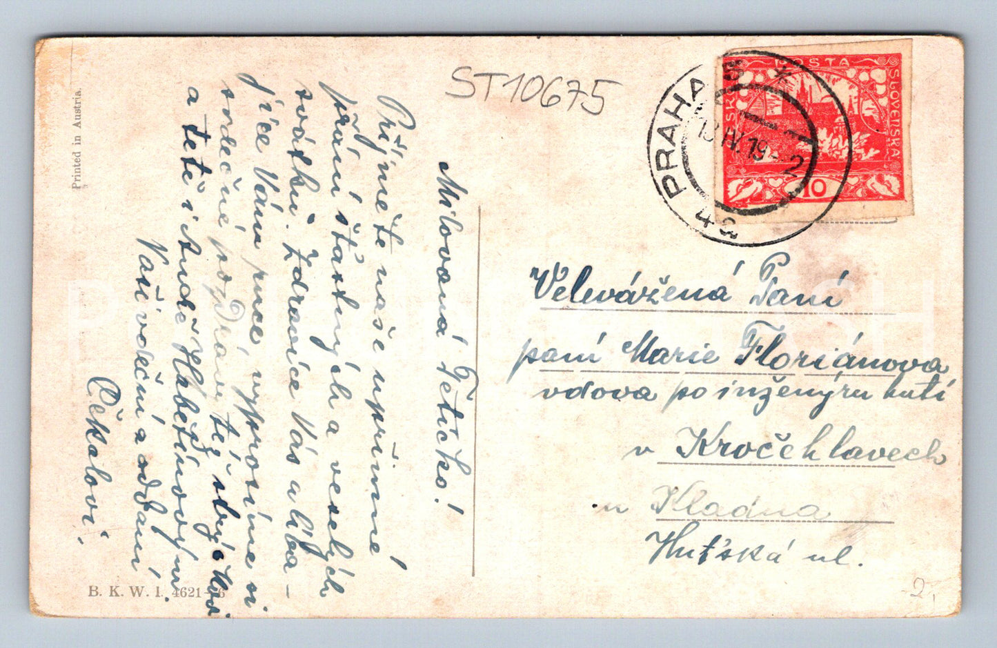 Pohlednice ŠŤASTNÉ VELIKONOCE (ST10675)