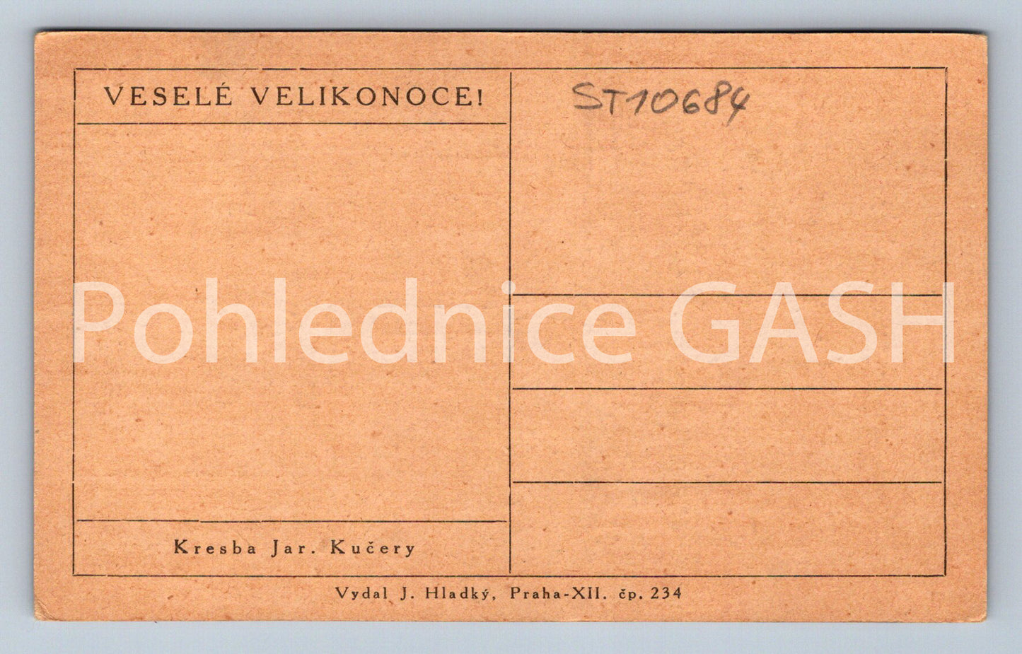 Pohlednice RADOSTNÉ VELIKONOCE (ST10684)