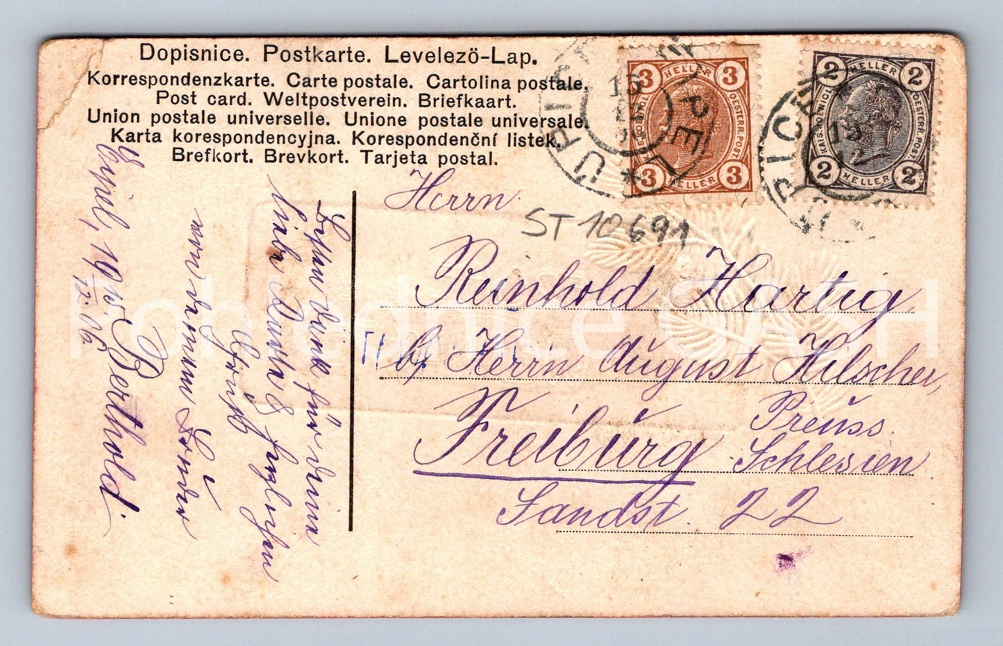 Pohlednice FROHE WEIHNACHTEN (ST10691)