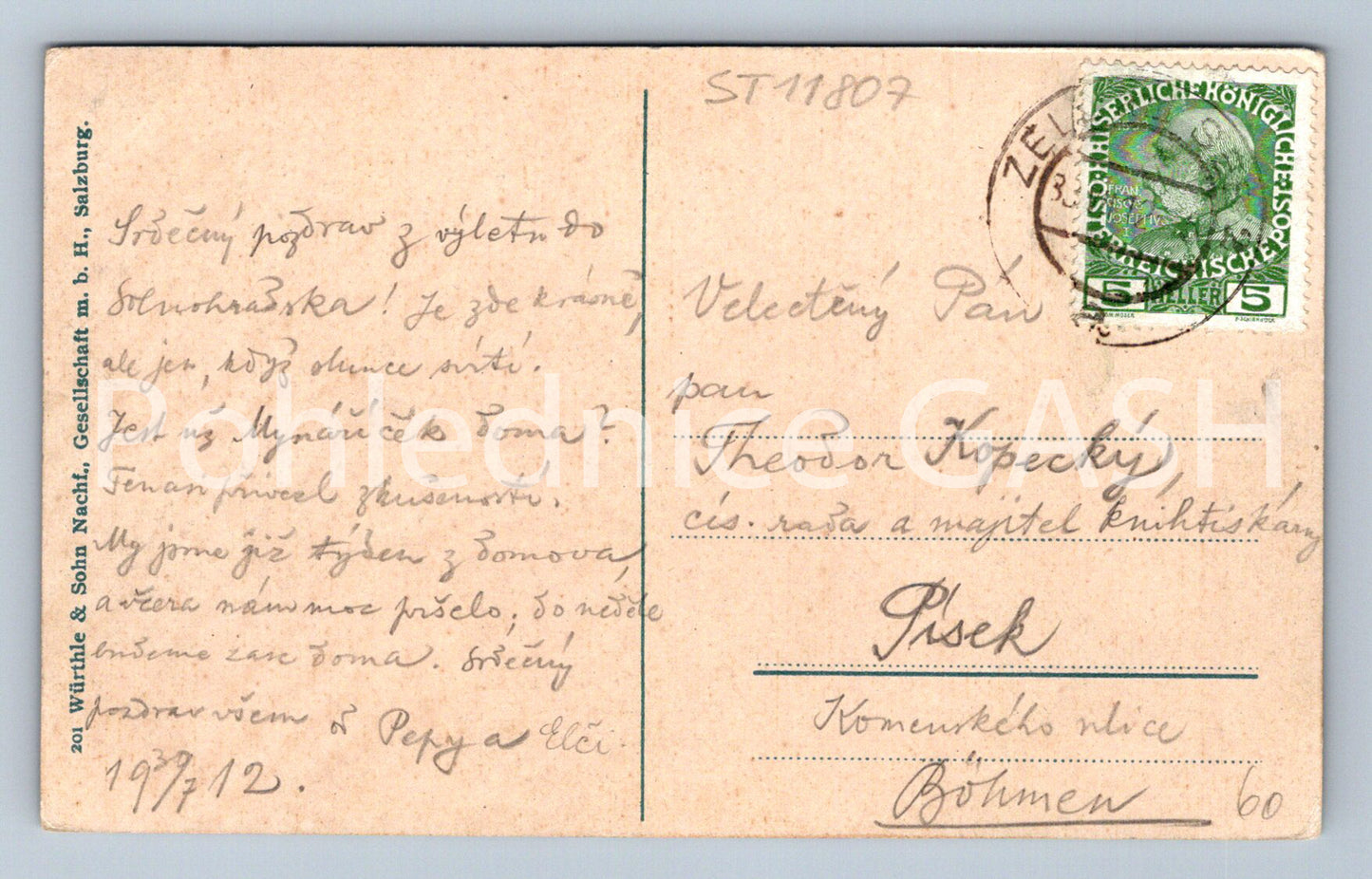 Pohlednice ZELL AM SEE (ST11807)