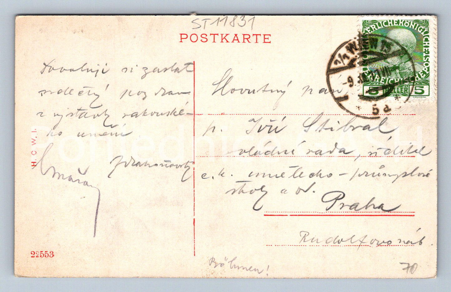 Pohlednice VÍDEŇ (ST11831)