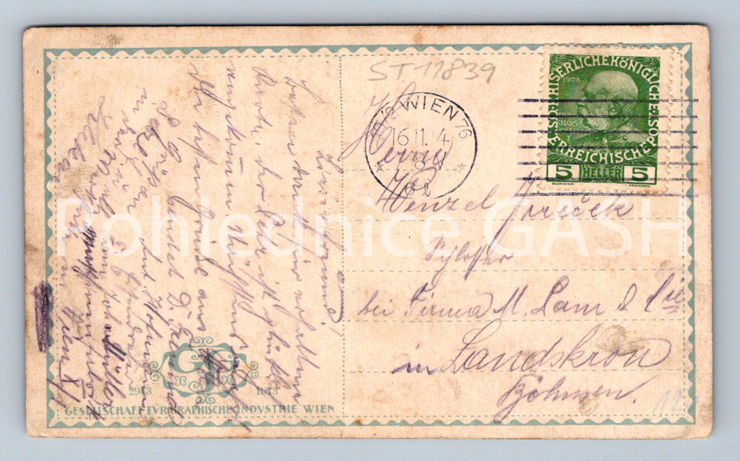 Postcard VIENNA (ST11839)