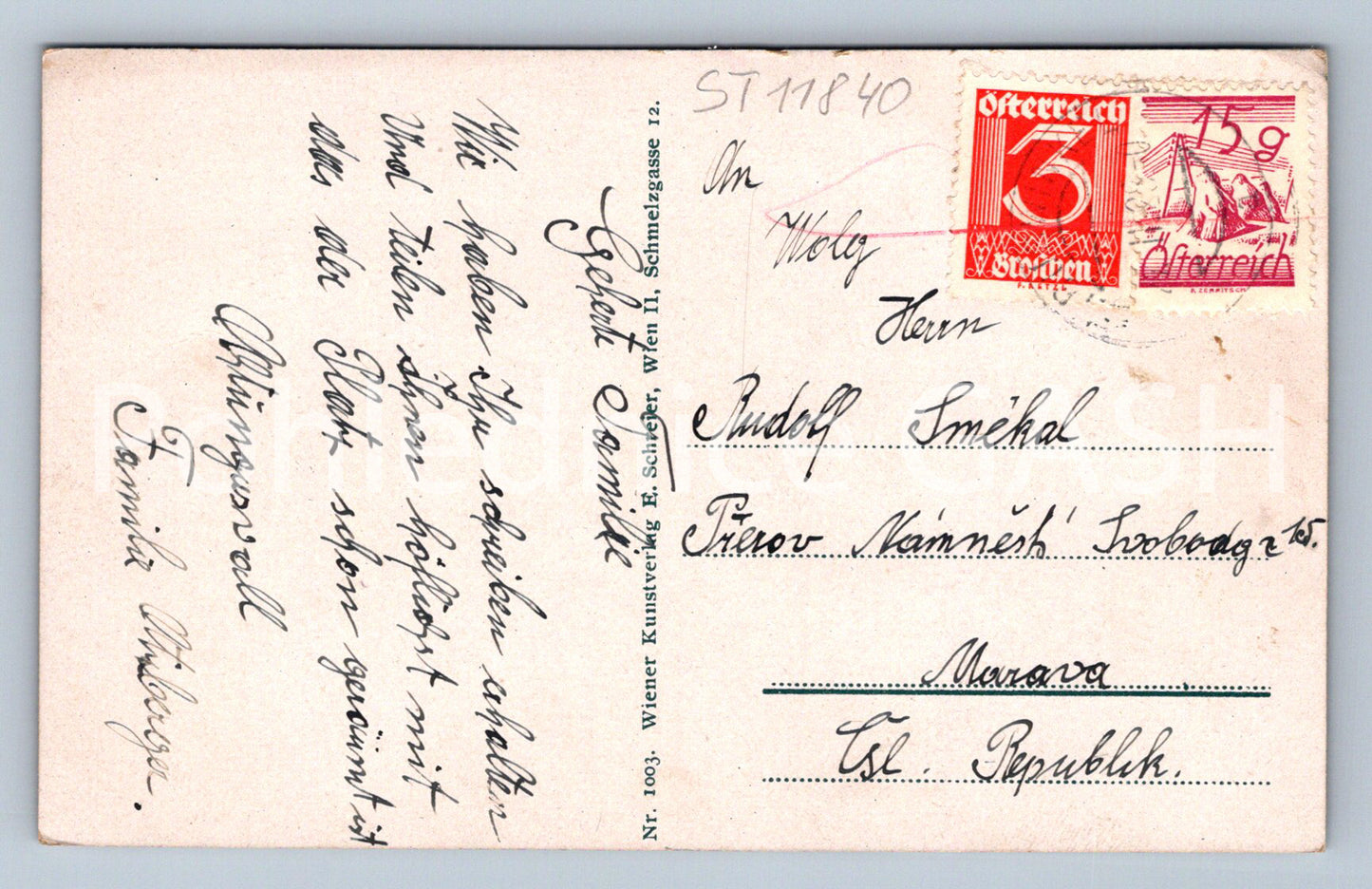 Postcard KURORT BADEN DEI WIEN (ST11840)