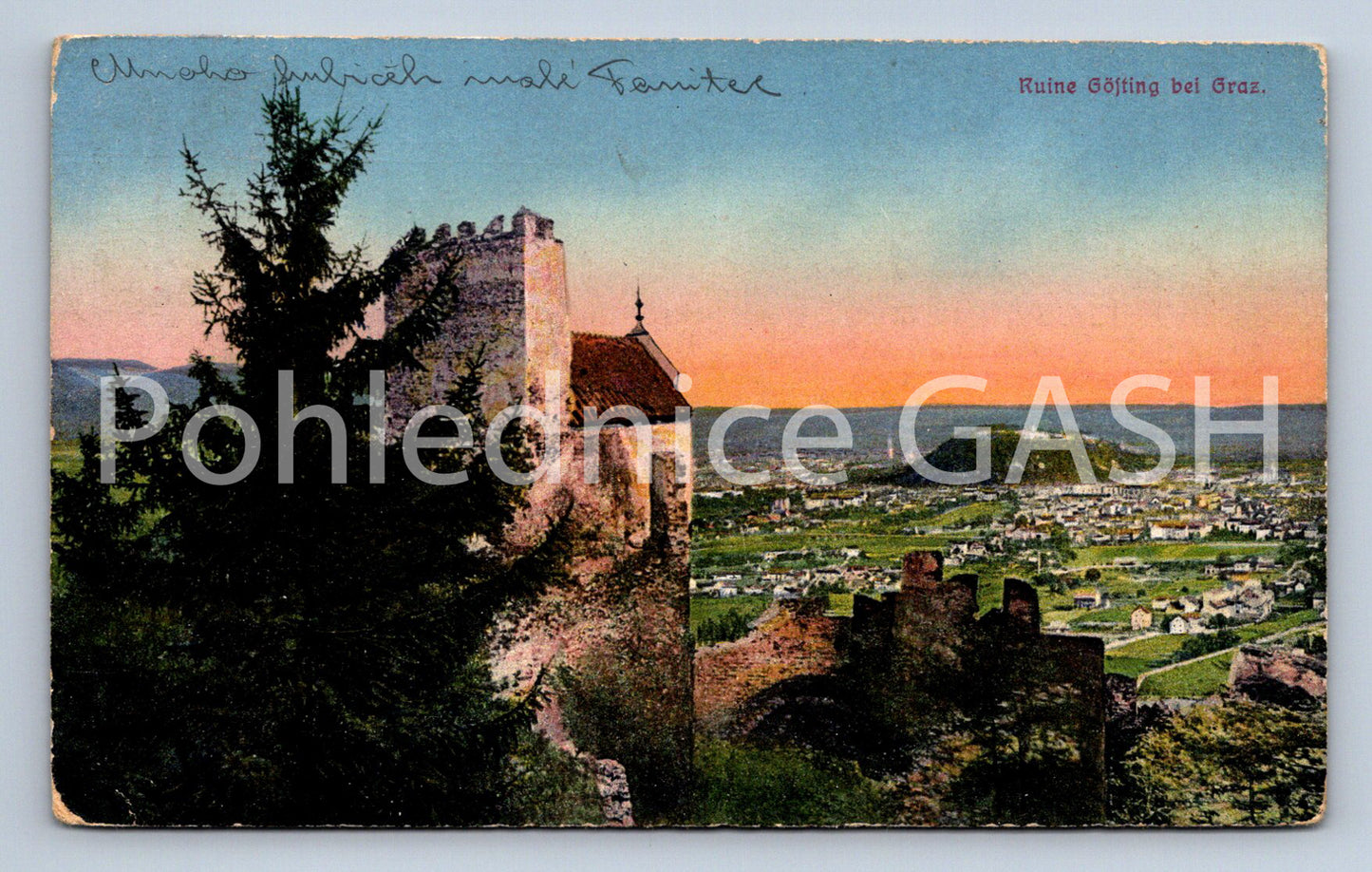Pohlednice RUINE GÖFTING BEI GRAZ (ST11893)