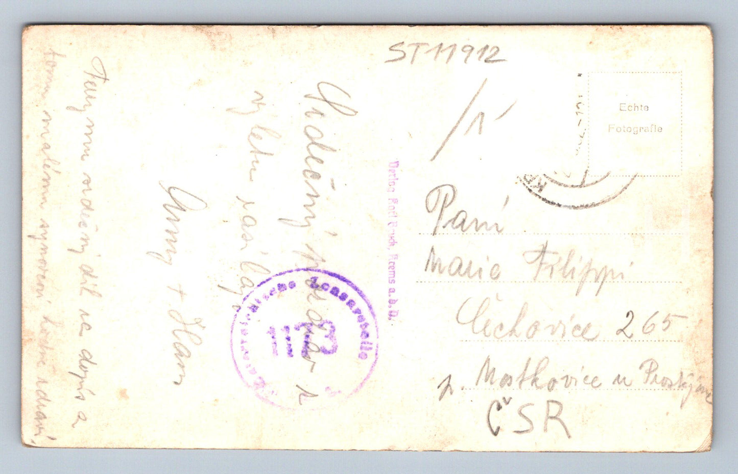 Postcard KREMS (ST11912)