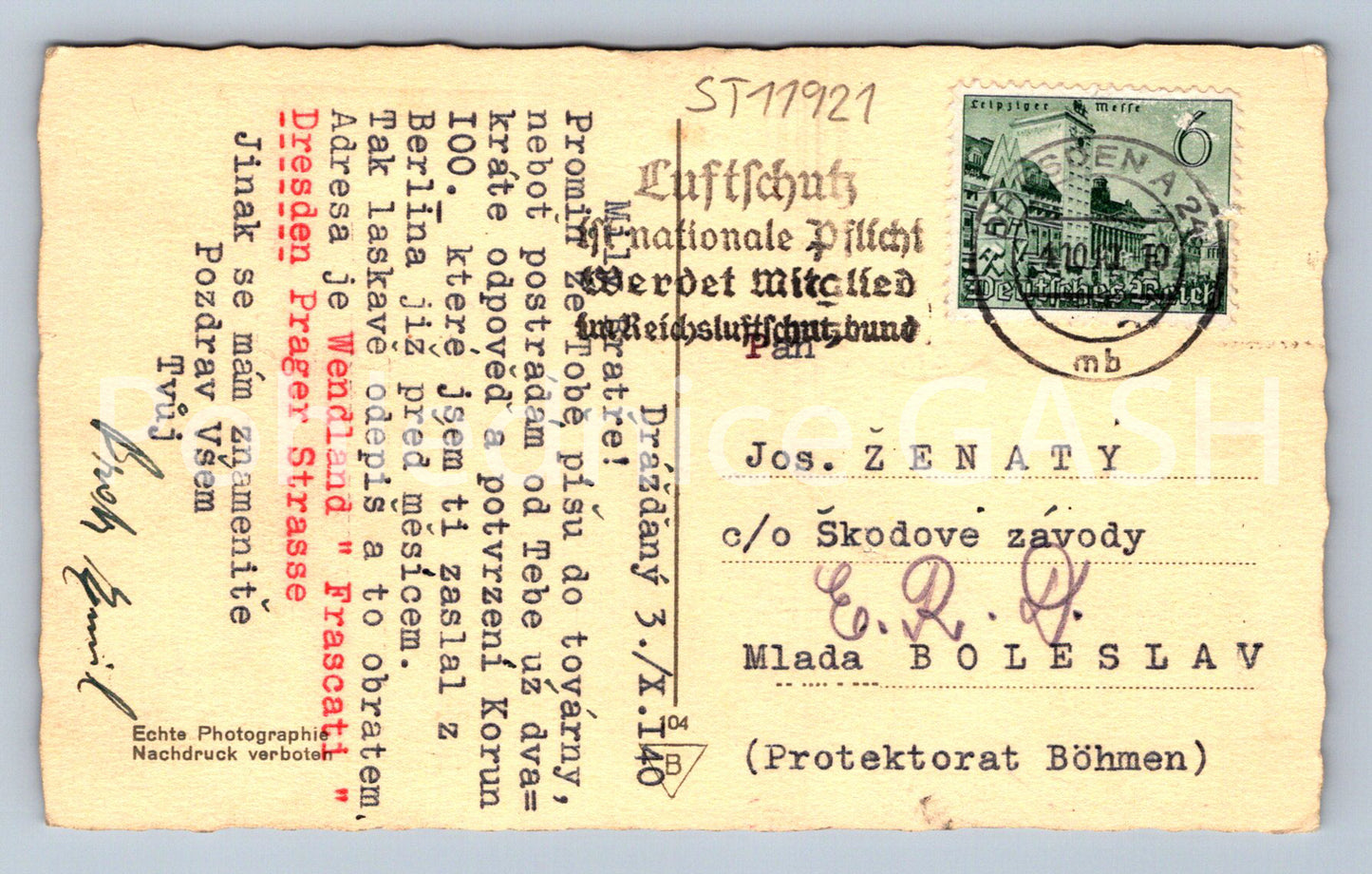 Postcard DRESDEN (ST11921)