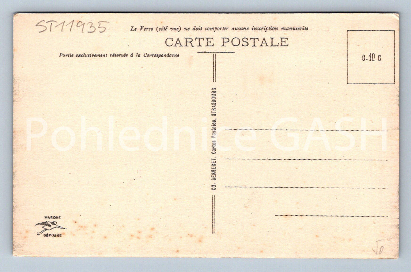 Pohlednice STRASBOURG (ST11935)