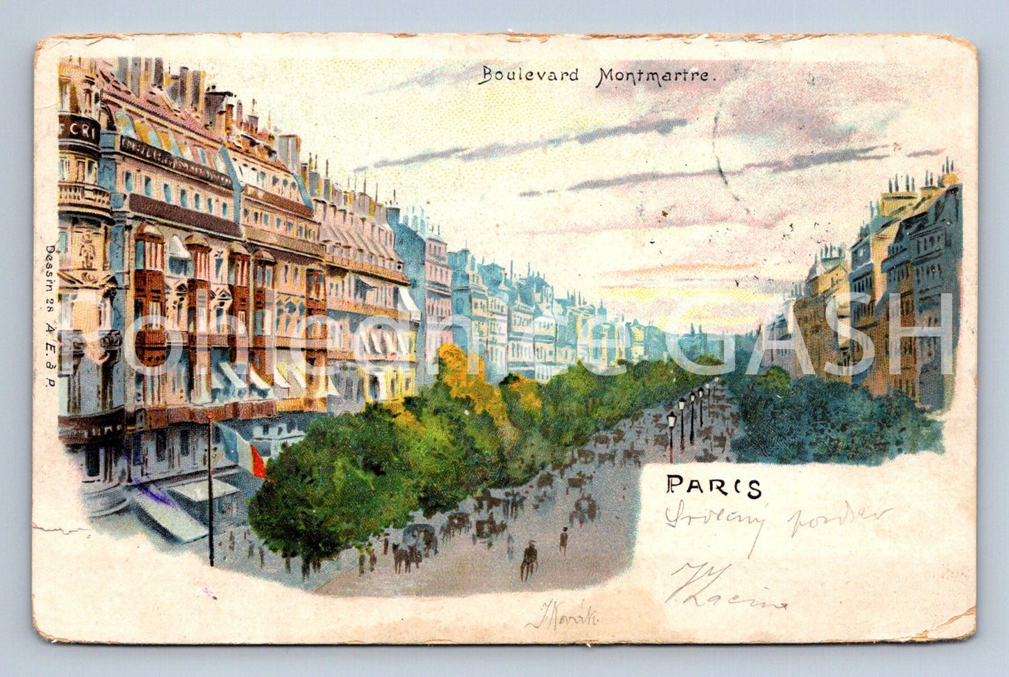 Pohlednice PARIS (ST12100)