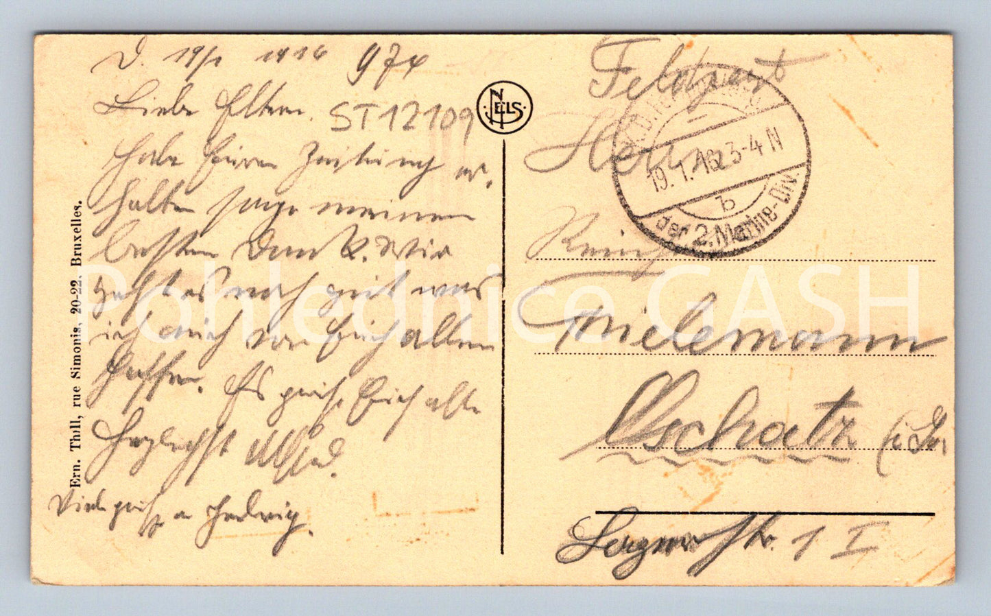 Pohlednice NIEUPORT BAINS (ST12109)