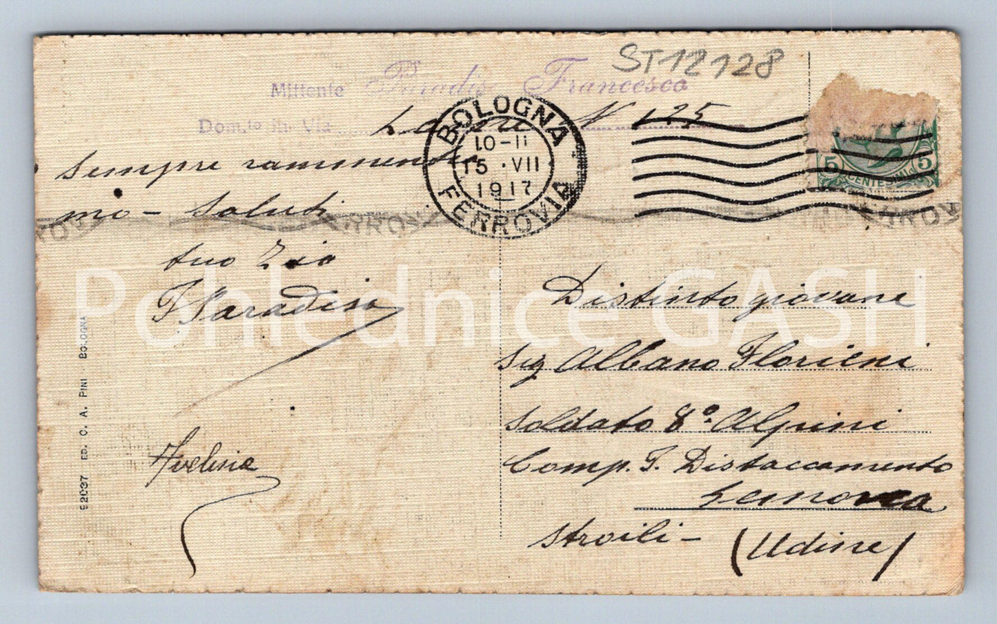 Postcard BOLOGNA (ST12128)