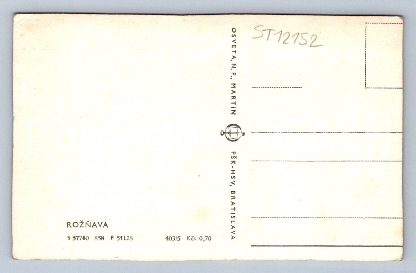 Pohlednice ROŽŇAVA (ST12152)