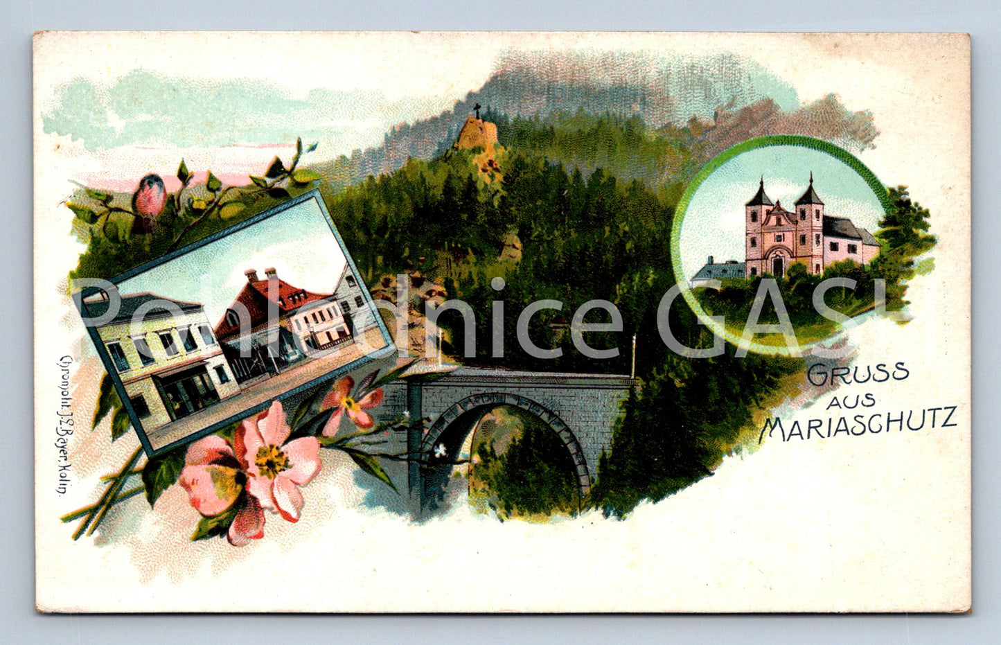 Pohlednice GRUSS AUS MARIASHUTZ (ST12184)