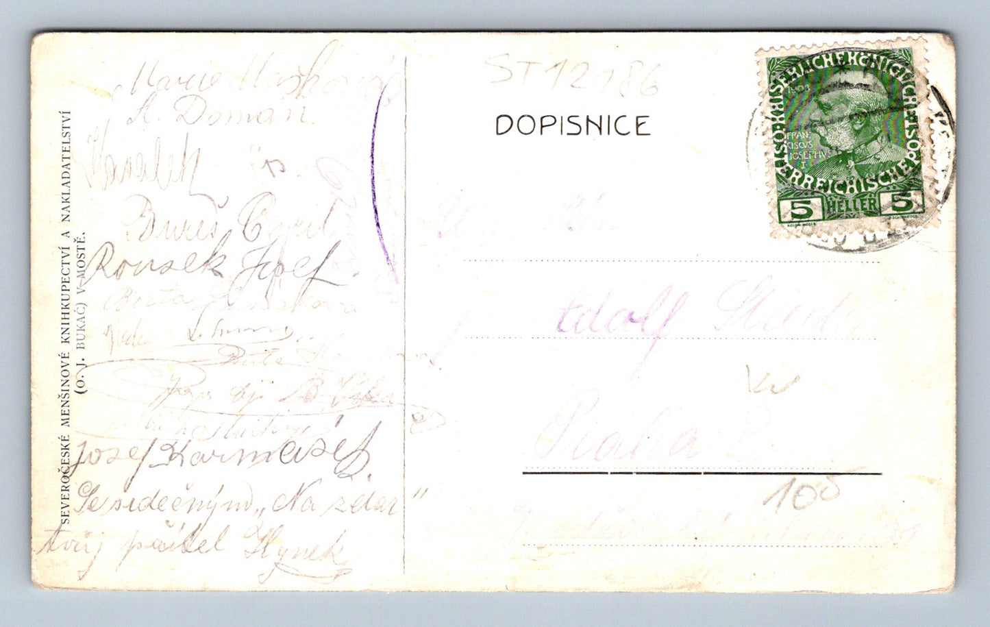 Pohlednice KARLOVY VARY (ST12186)
